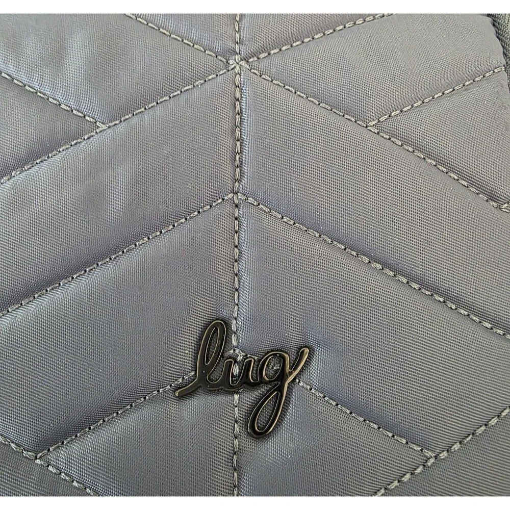 Lug Skeeter Mini Crossbody Convertible Bag Blue Moon Dragonfly Adjustable Strap - Picture 4 of 14